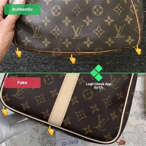 louis vuitton damier canvas real vs fake|how to check for false louis vuitton.